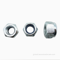 Hexagonal Nylon Insert Nut Galvanized hexagonal self-locking nut DIN985 Manufactory